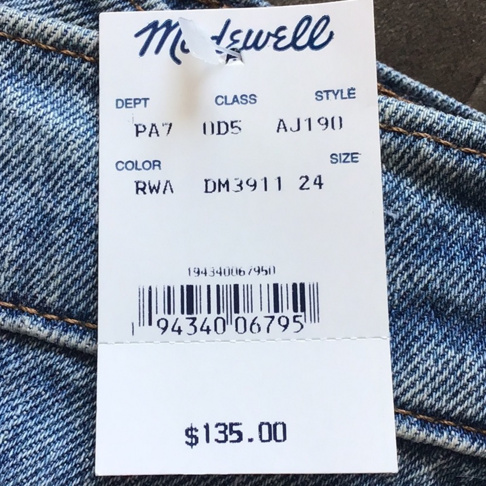 MADEWELL The Perfect Vintage Crop Jean🎀 - Picture 14 of 14